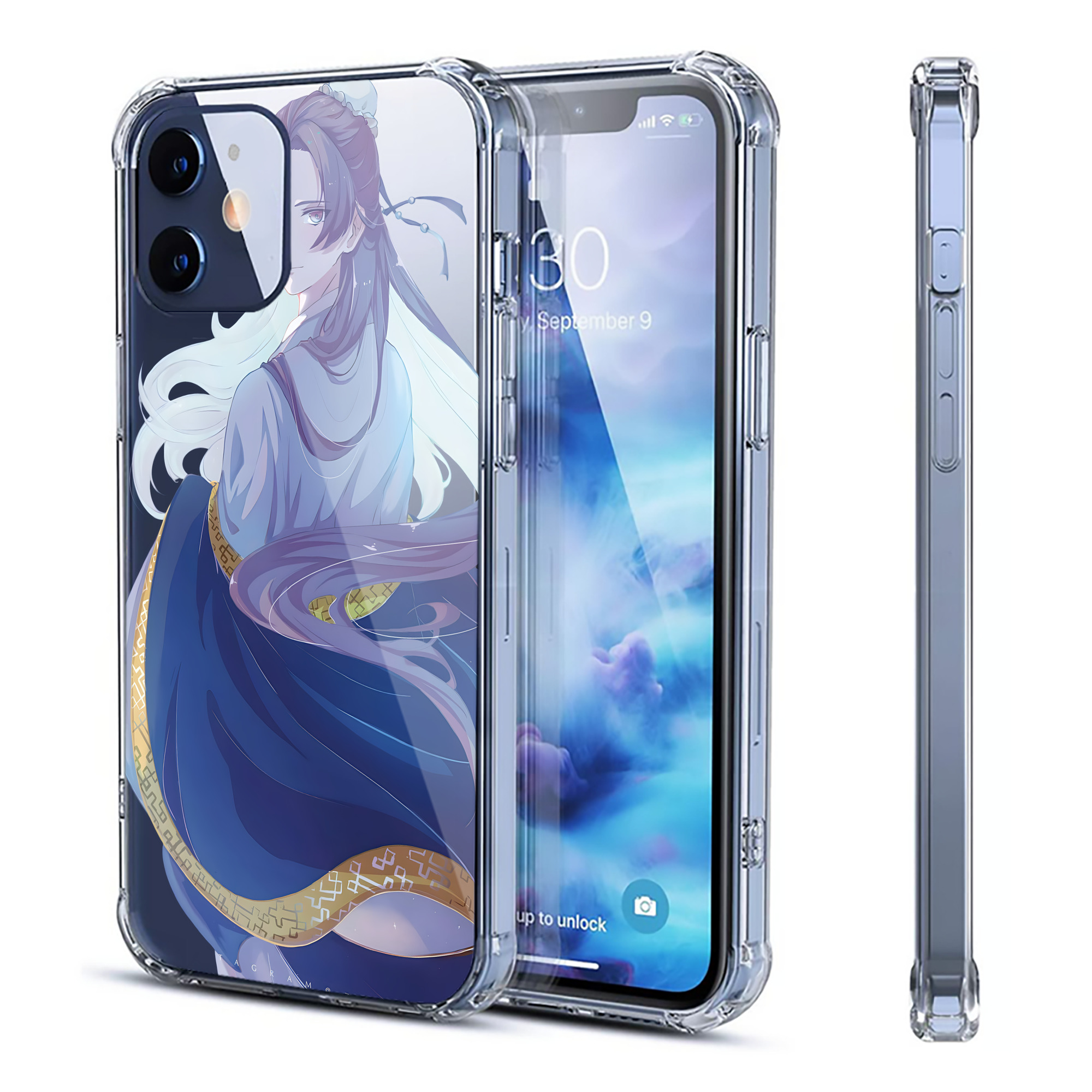 （画像用） 薬屋のひとりごと The Apothecary Diaries 【iPhone 12シリーズ対応】透明スマホケース（クリアソフトケース）